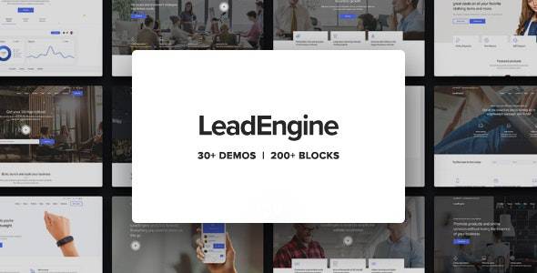 LeadEngine v4.4.0 - 带页面生成器的多用途主题