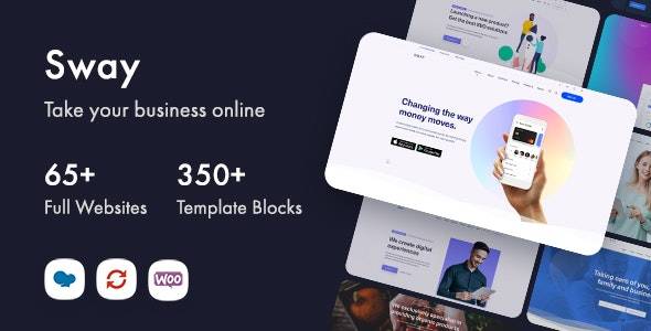 Sway v3.3 - 带页面生成器的多用途 WordPress 主题