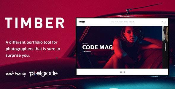 Timber v1.9.3 – 一个不寻常的摄影 WordPress 主题