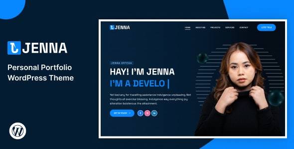 Jenna v1.0 – 个人作品集 WordPress 主题