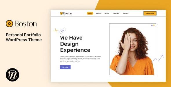 Boston v2.0 - 个人作品集 WordPress 主题