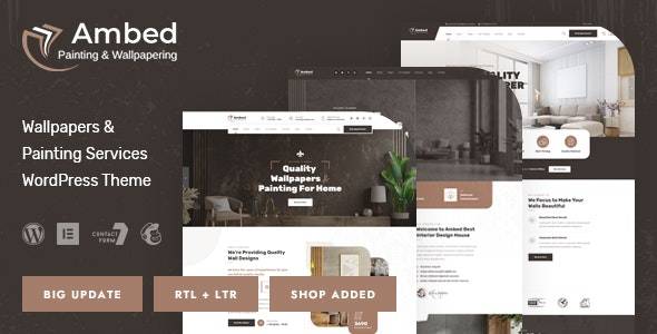 Ambed v1.1 - 壁纸和绘画服务 WordPress 主题