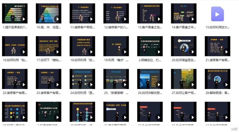 小伟老师《步步绝杀签单系统课》全34节课程视频合集 小伟老师《步步绝杀签单系统课》全34节课程视频合集