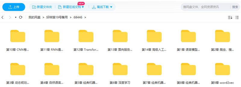 核心能力提升班自然语言处理方向004期课程视频合集