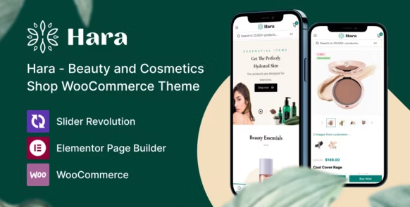 Hara v1.1.10 - 美容化妆品店 WooCommerce 主题