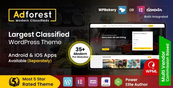 AdForest v5.1.1 - 分类广告 WordPress 主题