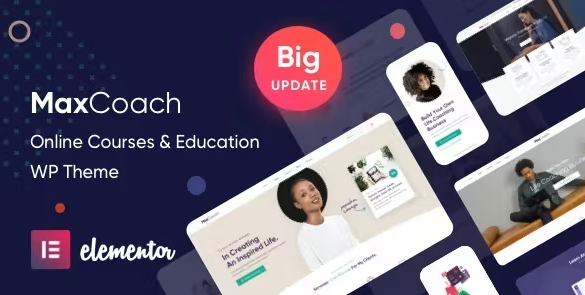 MaxCoach v2.7.8 - 在线课程和教育 WP 主题