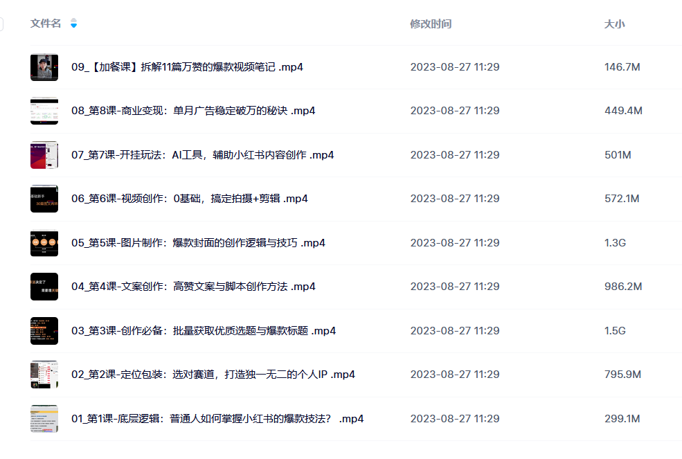 17天小红书爆款涨粉营，教你快速打造小红书博主IP（广告变现方向）