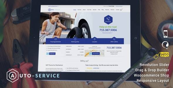 Auto Car Repair v22.6 - 机械店响应主题