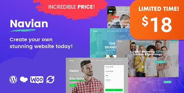 Navian v1.4.5 - 多用途响应式 WordPress 主题