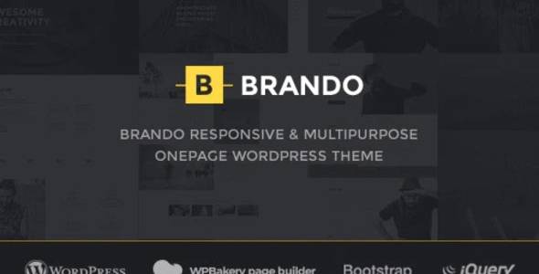 Brando v2.4 - 响应式多用途 OnePage WordPress 主题