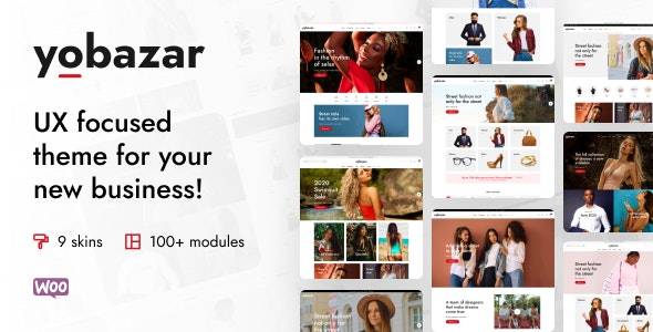 Yobazar v1.2.7 - Elementor WooCommerce WordPress 主题