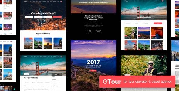 Grand Tour v5.3.9 - Tour旅游Wordpress主题