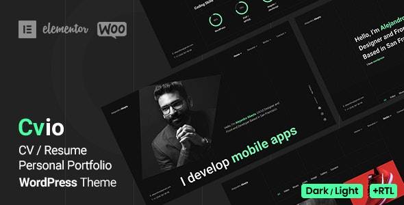 Cvio v3.2.7 - 简历主题