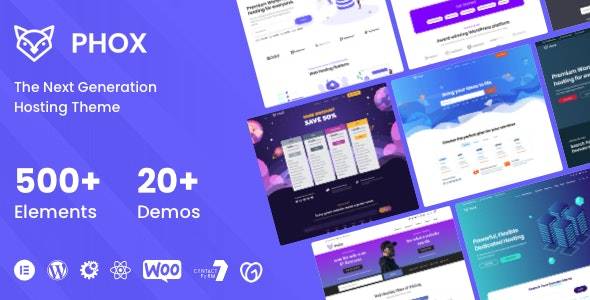 Phox v2.2.8 - 托管 WordPress 和 WHMCS 主题