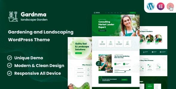 Gardnma - 园艺和景观美化 WordPress 主题