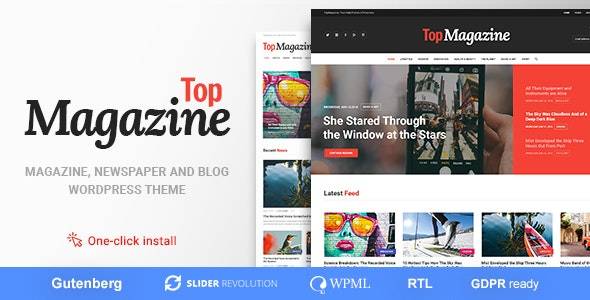 Top Magazine v1.2.2 - 博客和新闻 WordPress 主题