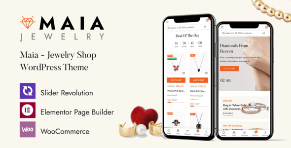 Maia v1.0.13 - 珠宝店 WordPress 主题