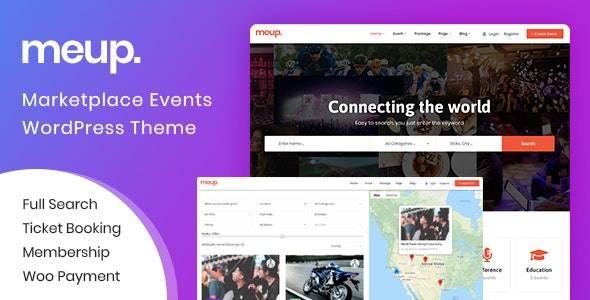 Meup v1.6.7 - 市场活动 WordPress 主题