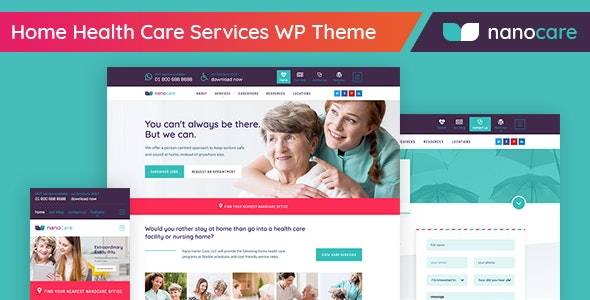 NanoCare v1.1.8 - 家庭保健、医疗保健 WordPress 主题
