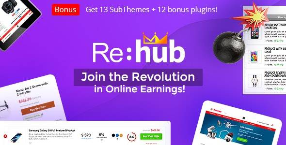 REHub v19.1 - 价格比较，商业社区