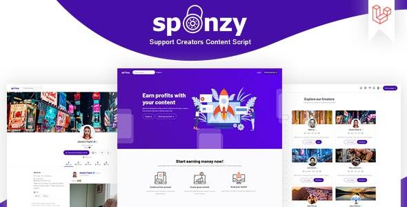 Sponzy v4.9 - 支持创作者内容脚本
