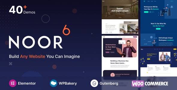 Noor v6.0.7 – 完全可定制的创意 AMP 主题