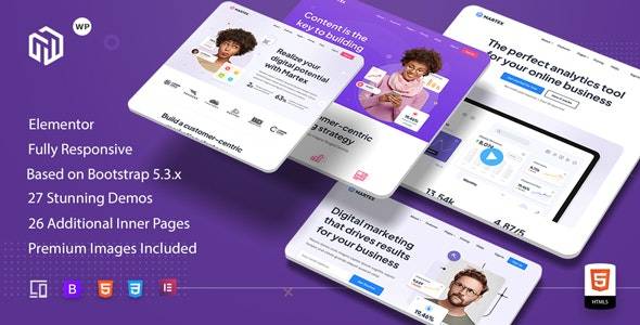 Martex v1.0.4.3 - 软件、SaaS 和启动登陆页面 WordPress 主题