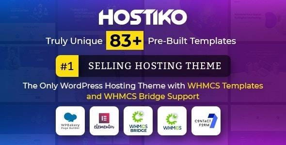 Hostiko v83.0.0 - WordPress WHMCS 托管主题