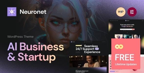 Neuronet v1.0 - 人工智能商业和初创 WordPress 主题