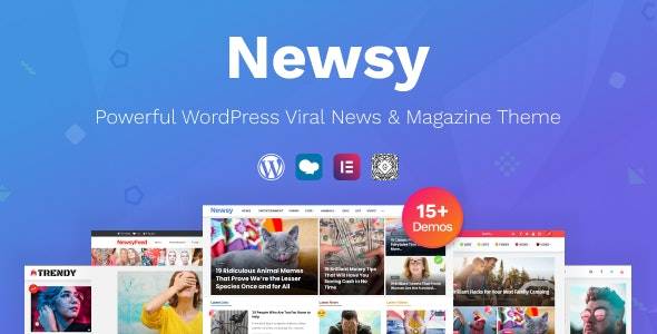 Newsy v2.3.0 - 病毒式新闻杂志 WordPress 主题