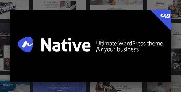Native v1.6.9 - 时尚多用途创意WP主题