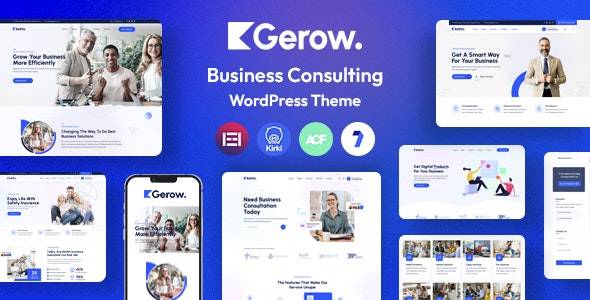 Gerow v1.0 - 商业咨询 WordPress 主题