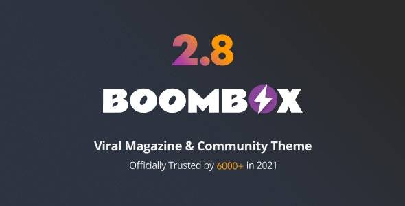 BoomBox v2.8.6 - 病毒杂志 WordPress 主题