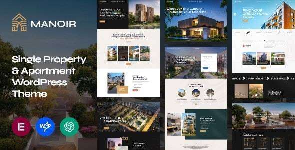 Manoir v1.0 - 单一房产和公寓 WordPress 主题