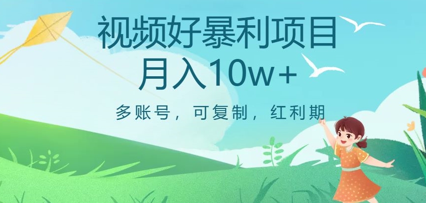 图片[1]-视频号暴利项目，多账号，可复制，红利期，月入10W+【揭秘】-云上仙人资源网