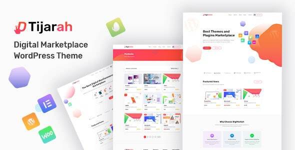 Tijarah v1.3.7 - 数字市场 WooCommerce 主题