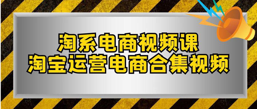 图片[1]-淘系-如何成为成功的淘宝卖家？电商合集课程（33节课）-云上仙人资源网