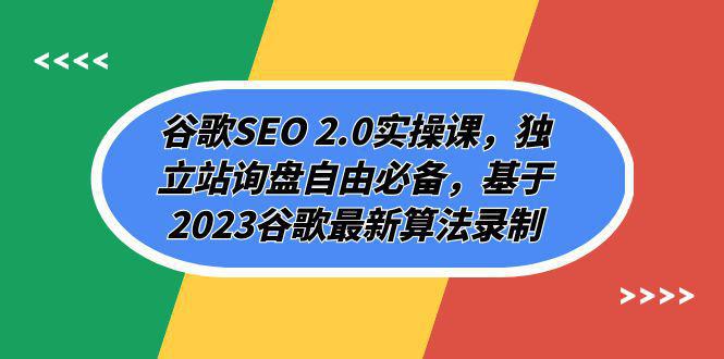 图片[1]-2023谷歌SEO 2.0实操全攻略：独立站询盘自由必备，谷歌最新算法解析（94节）-云上仙人资源网