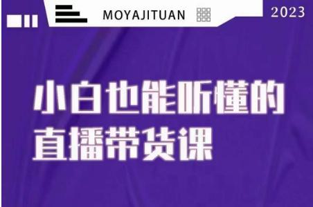 图片[1]-大威本威·直播带货课揭秘：小白也能听懂，20节完整实操-云上仙人资源网