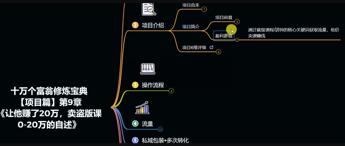 十万个富翁修炼宝典之9.让他赚了20万,卖盗版课0-20万的自述