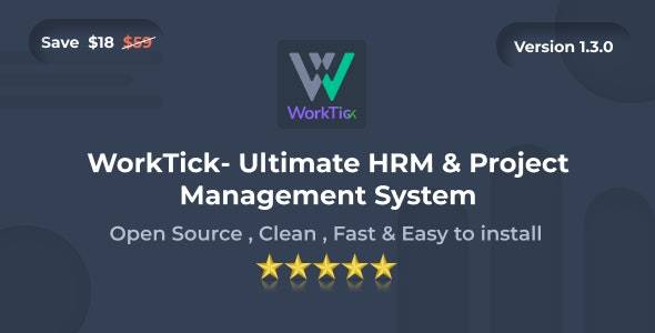 WorkTick v1.3 - 人力资源管理和项目管理