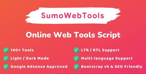 SumoWebTools v2.0.1 - 在线 Web 工具脚本