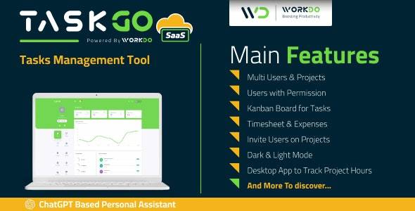 TaskGo SaaS v5.8 – 任务管理工具