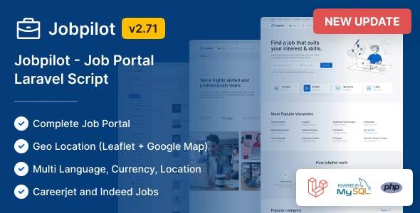 Jobpilot v3.18.0 -工作门户Laravel脚本