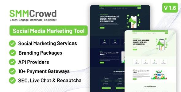 SMMCrowd v1.5 -SMM服务市场