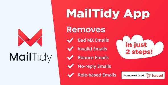 MailTidy v2.1.2 -邮件列表清理SAAS应用