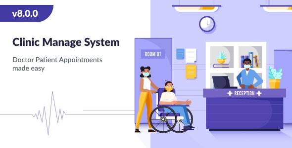 Clinic Management System v8.0 -医生预约病人管理系统Laravel