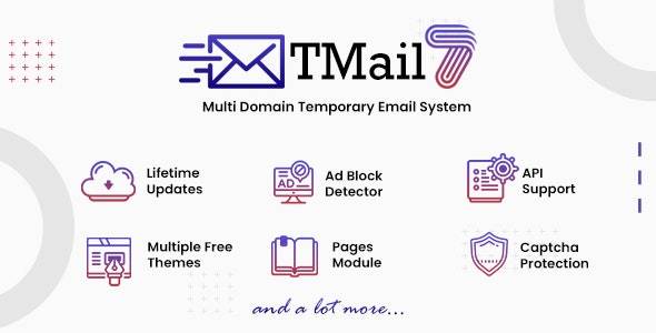 TMail v7.5 -多域临时电子邮件系统
