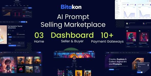 Bitakon v1.0.4 - AI提示购买销售市场(多卖家)